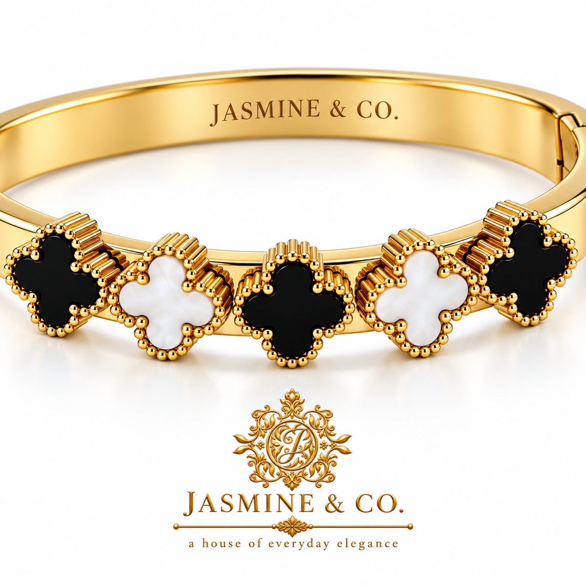 Jasmine & Co. anti-tarnish white flower bracelet included in gift pack