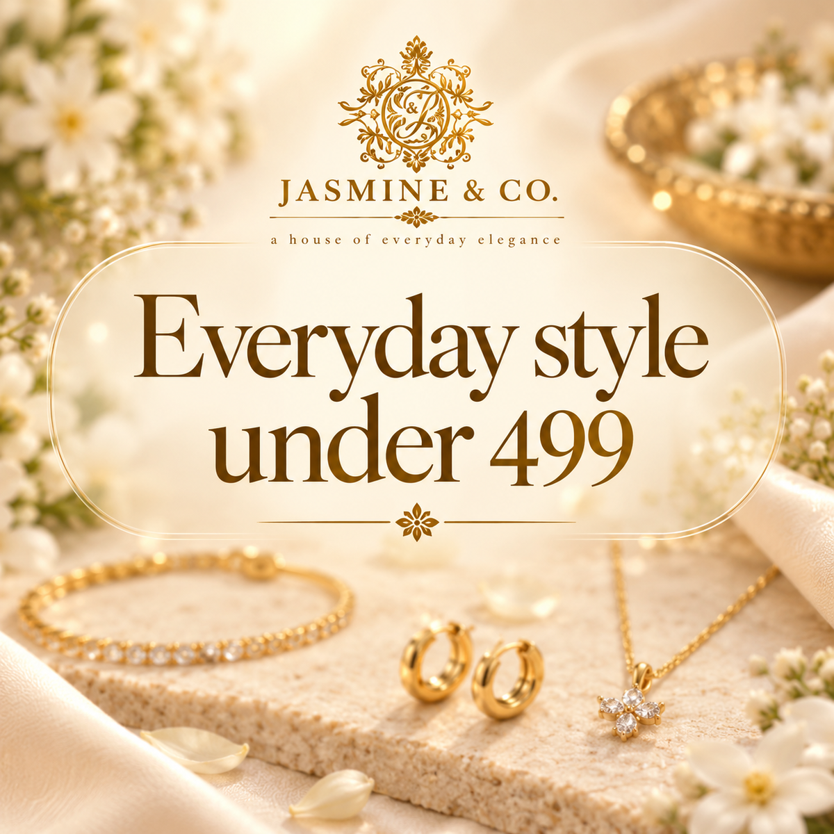 Jasmine & Co. anti-tarnish earrings for everyday and office wear