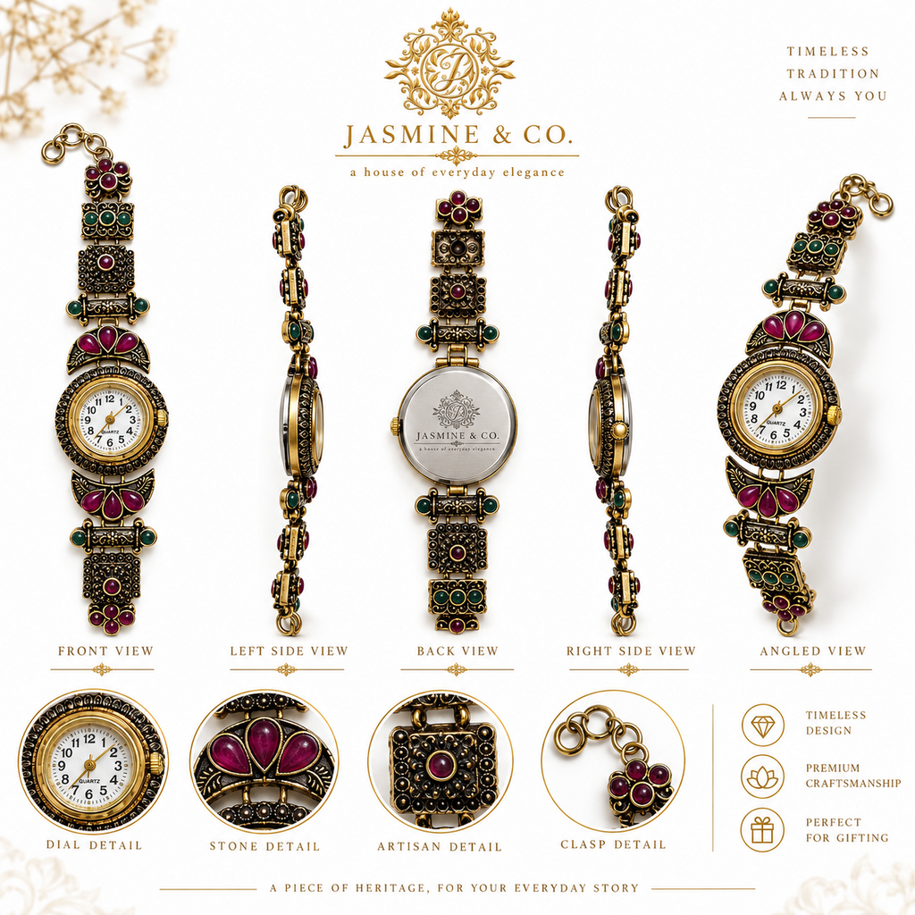 Heritage Watch 02 front side back and detail views