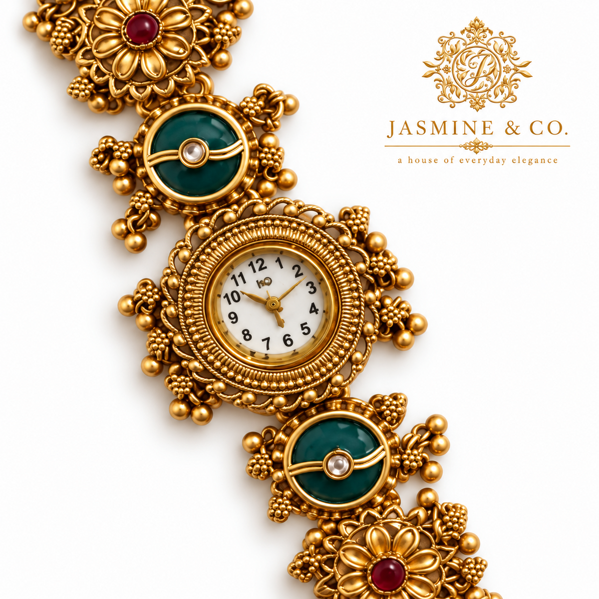 Jasmine & Co. Heritage Watch 04 close-up detail