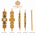 Jasmine & Co. Heritage Watch 04 front back side and clasp views