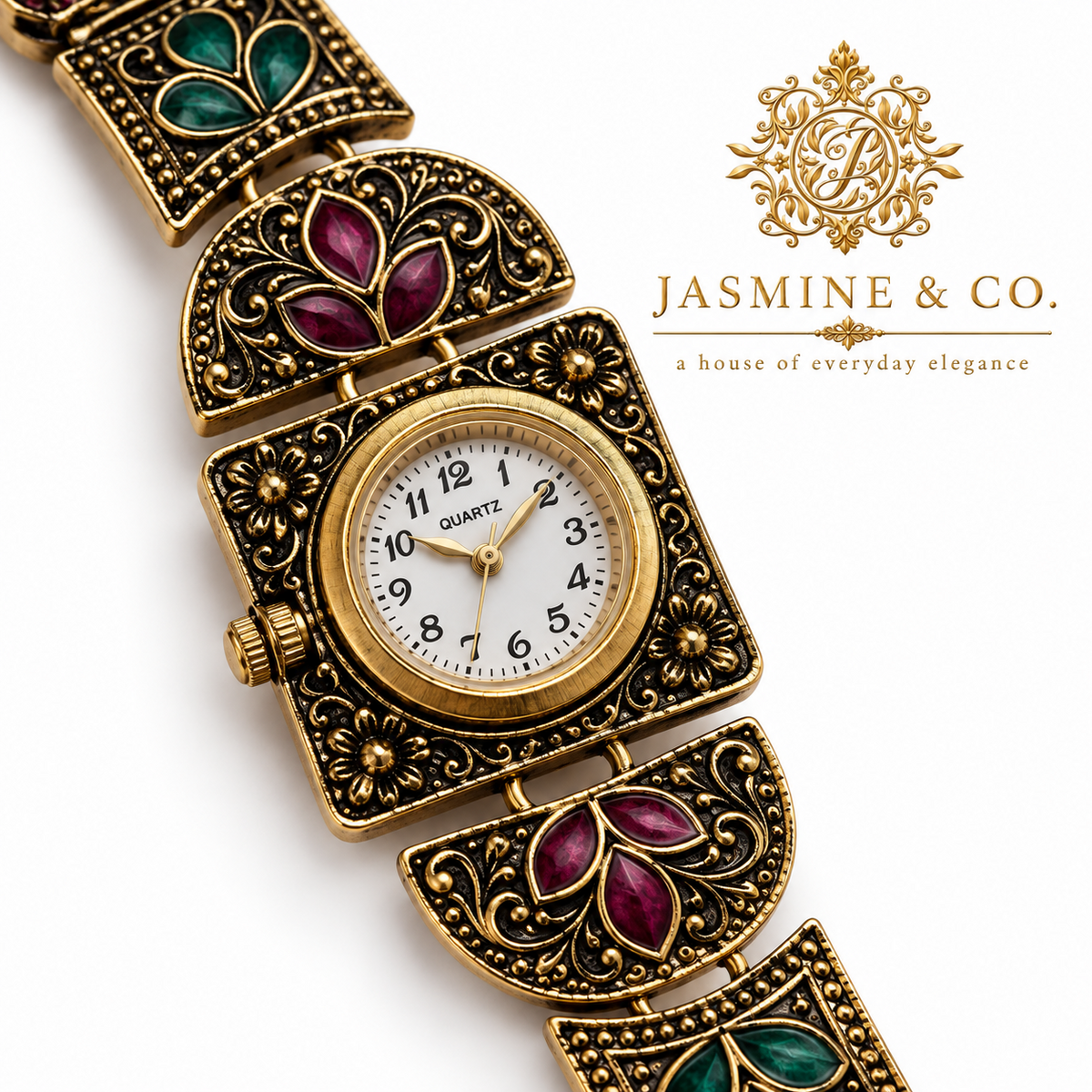 Jasmine & Co. Heritage Watch 06 close-up detail