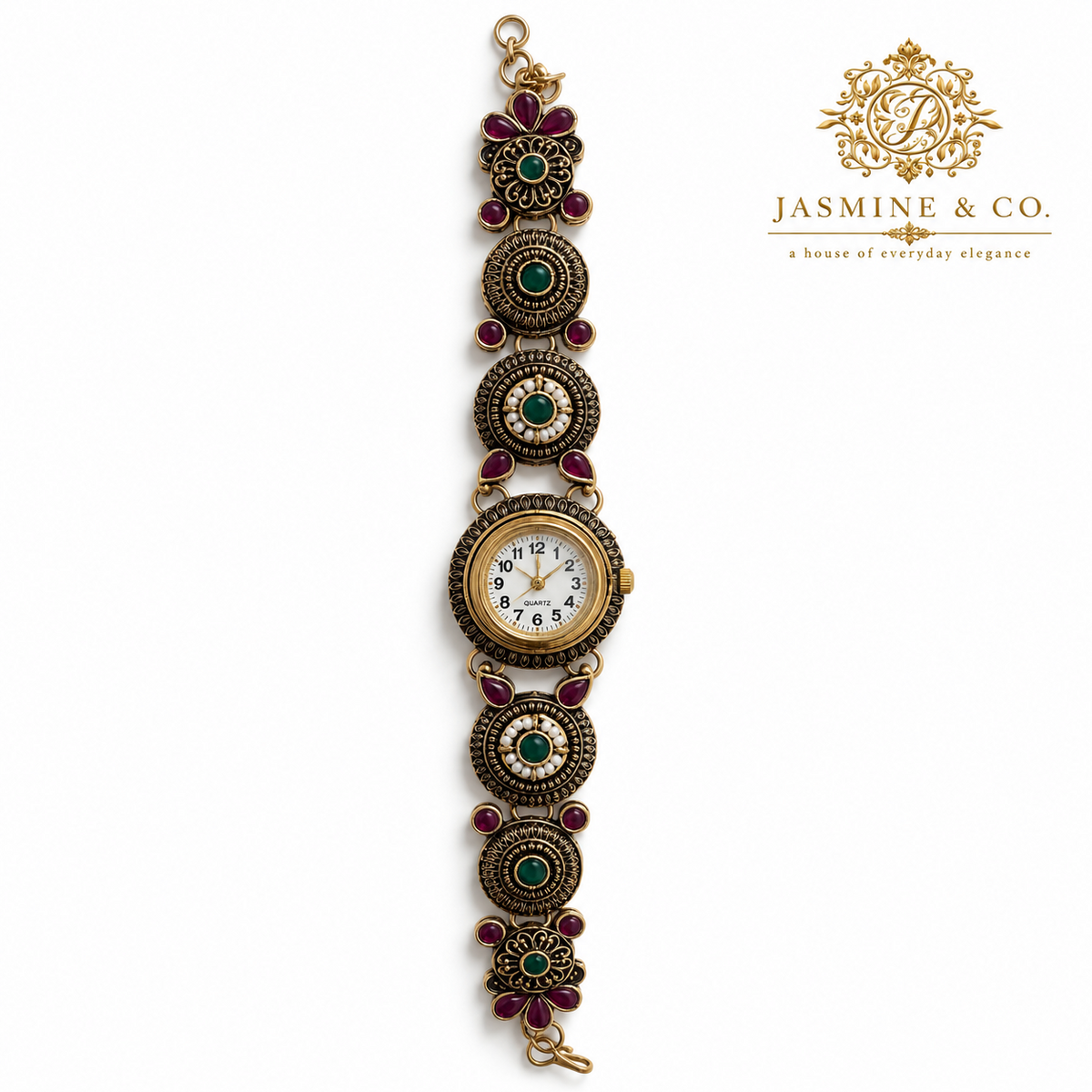 Jasmine & Co. Heritage Watch 07 studio product view