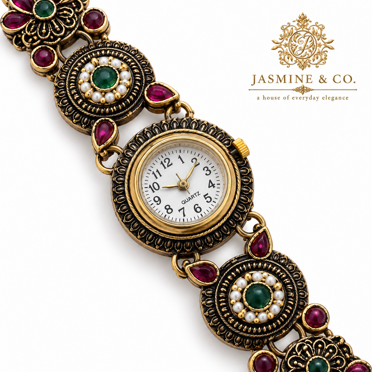 Jasmine & Co. Heritage Watch 07 close-up detail