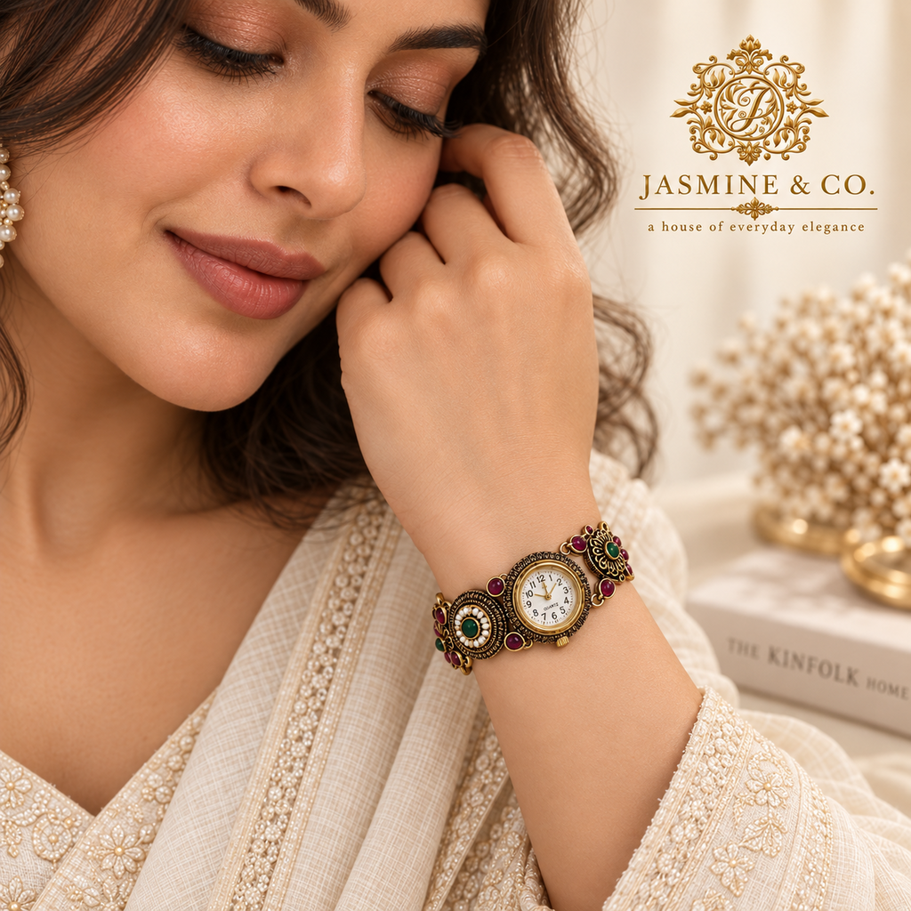 Jasmine & Co. Heritage Watch 07 worn on wrist