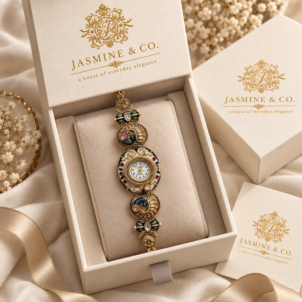 Jasmine & Co. Heritage Watch 12 gift box packaging