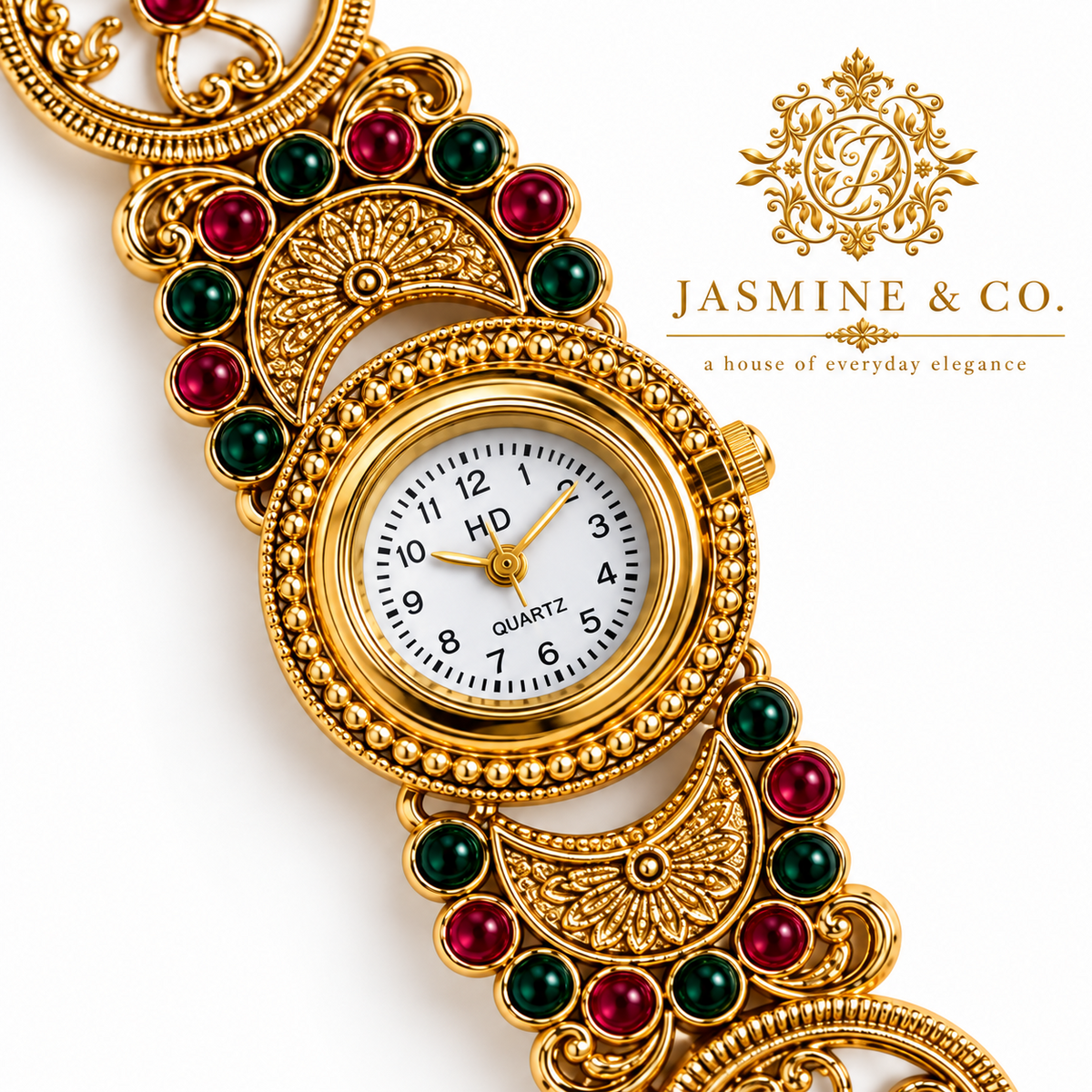 Jasmine & Co. Heritage Watch 14 close-up detail