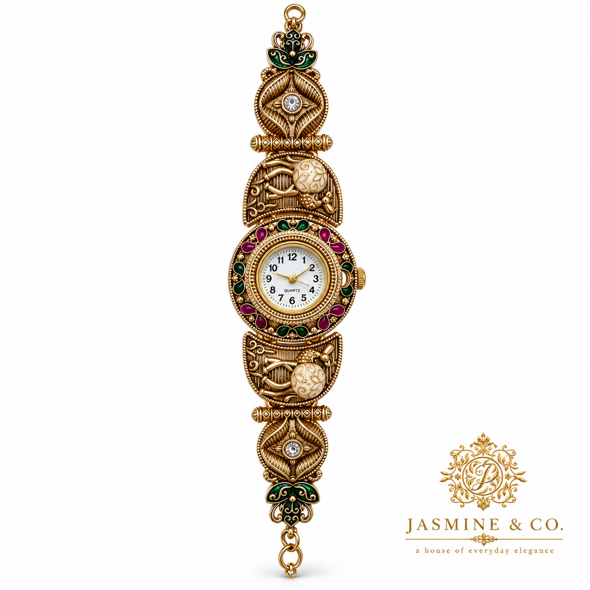 Jasmine & Co. Heritage Watch 17 studio product view