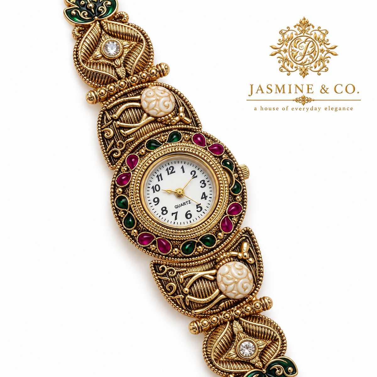 Jasmine & Co. Heritage Watch 17 close-up detail