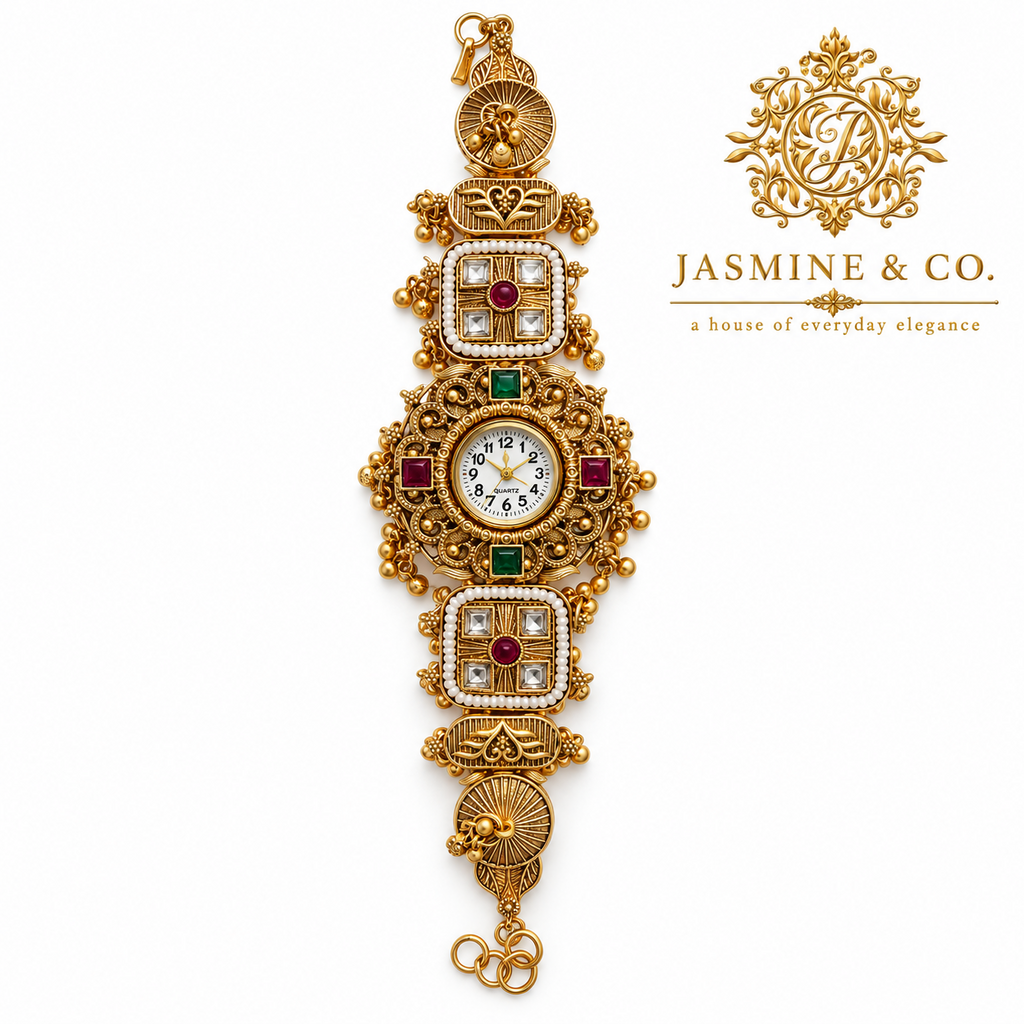 Jasmine & Co. Heritage Watch 19 studio product view