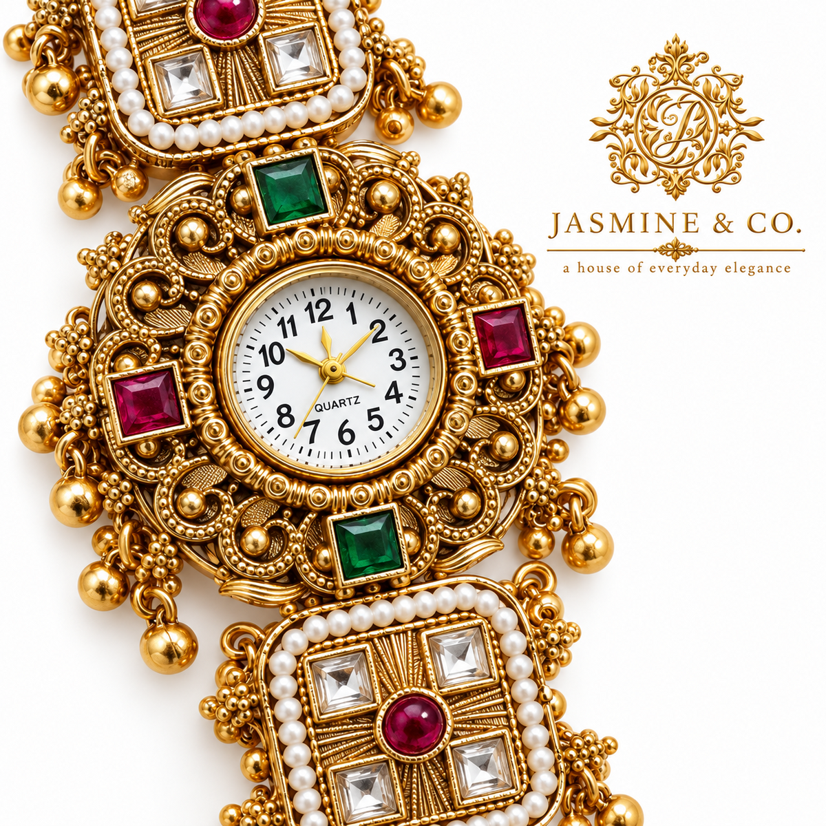 Jasmine & Co. Heritage Watch 19 close-up detail