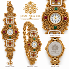 Jasmine & Co. Heritage Watch 19 multi-angle front and back views