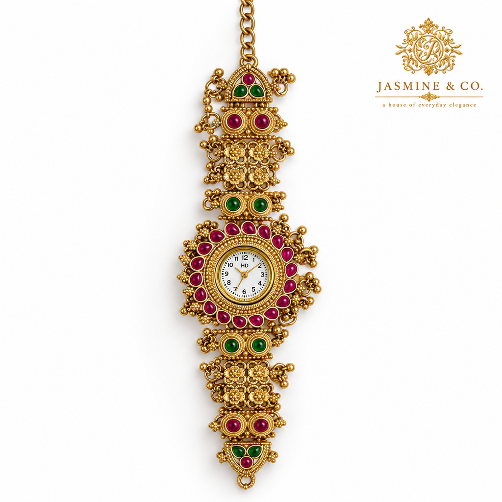 Jasmine & Co. Heritage Watch 23 studio product view