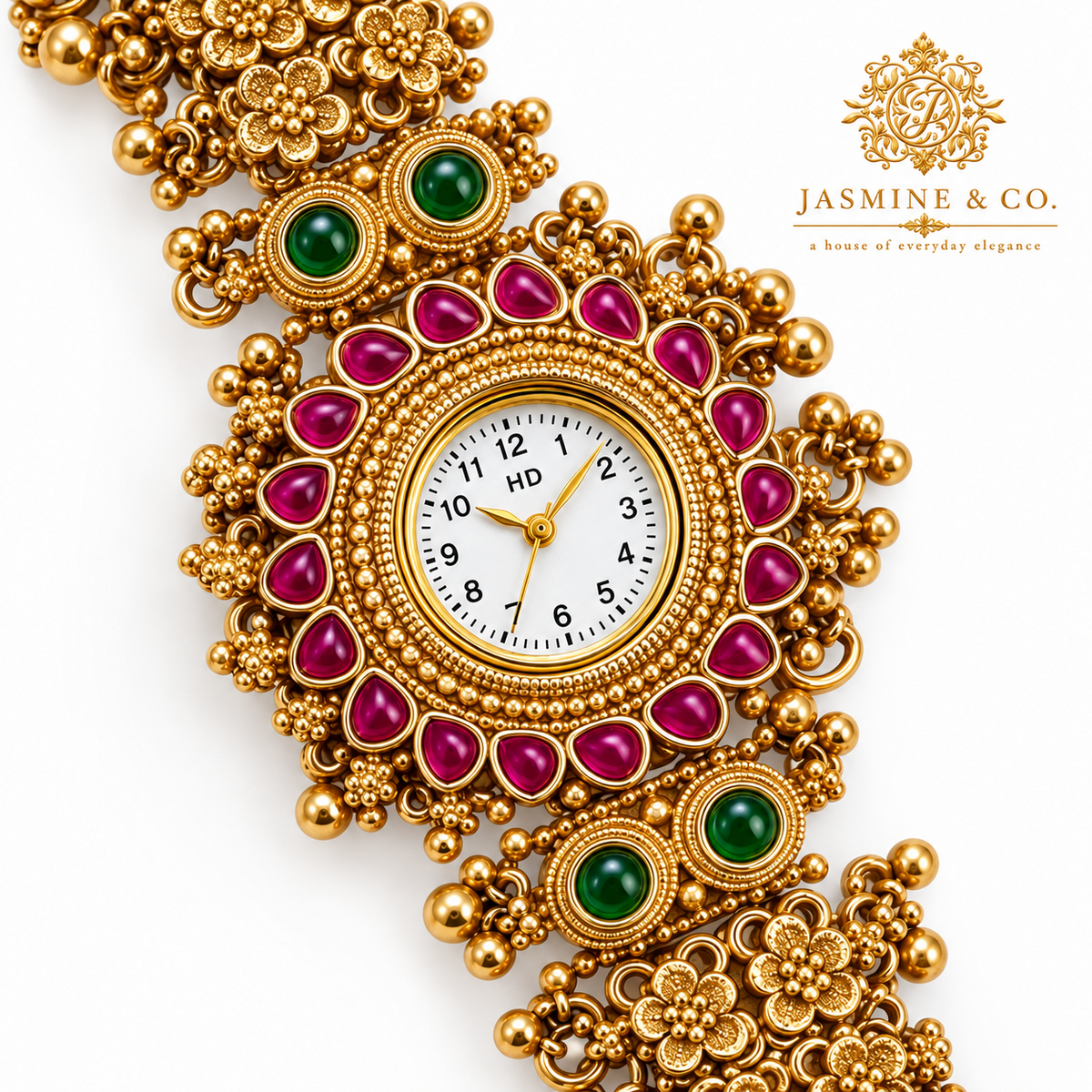 Jasmine & Co. Heritage Watch 23 close-up detail