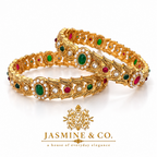 Gold Plated Indian Bangles-01 studio hero image