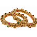 Gold Plated Indian Bangles-02 studio hero image