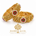 Gold Plated Indian Bangles-03 studio hero image