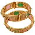 Gold Plated Indian Bangles-04 studio hero image