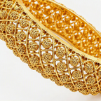 Gold Plated Indian Bangles-05 close-up detail image