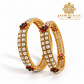 Gold Plated Indian Bangles-06 studio hero image