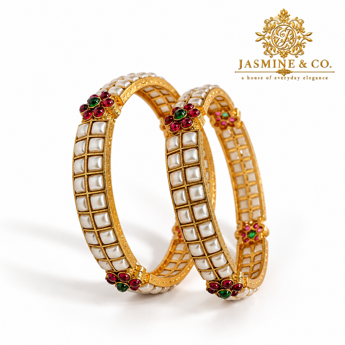 Gold Plated Indian Bangles-06 studio hero image