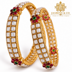 Gold Plated Indian Bangles-06 close-up detail image