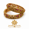 Gold Plated Indian Bangles-08 studio hero image
