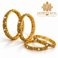 Gold Plated Indian Bangles-09 studio hero image