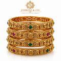 Gold Plated Indian Bangles-10 studio hero image