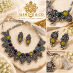 Jasmine & Co. necklace set 26090713 — multi-angle collage