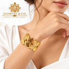 Jasmine & Co. butterfly bracelet – Model wrist wearing view