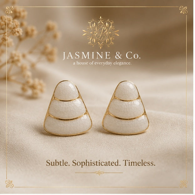 Anti-Tarnish Earrings Style 03 - studio product view