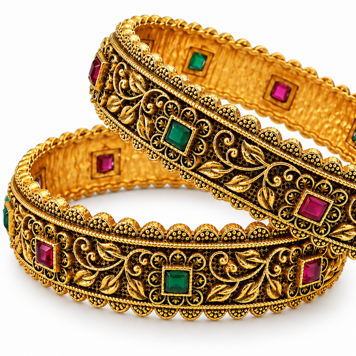 Gold-Plated Indian Bangles Style 11 - product view 2