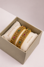 Gold-Plated Indian Bangles Style 11 - product view 4