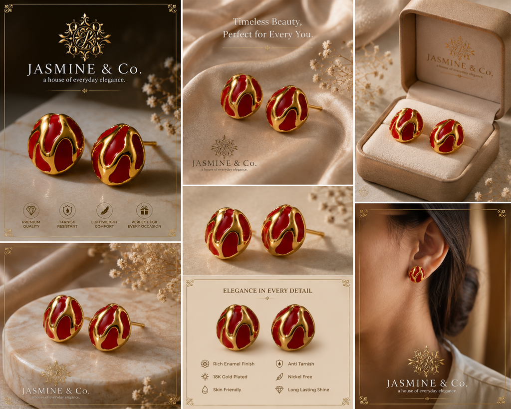 Anti-Tarnish Earrings Style 01 - alternate product detail