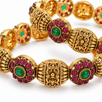Gold-Plated Indian Bangles Style 12 - product view 2